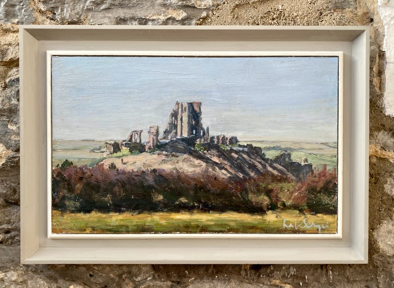 Corfe Castle Framed