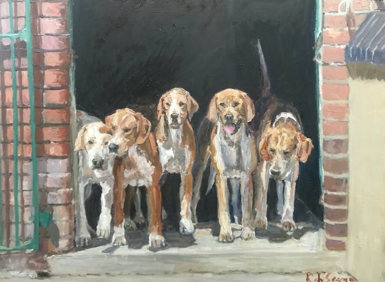 hounds at the kennels