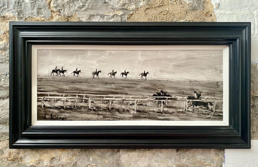 monochrome warren hill i framedl